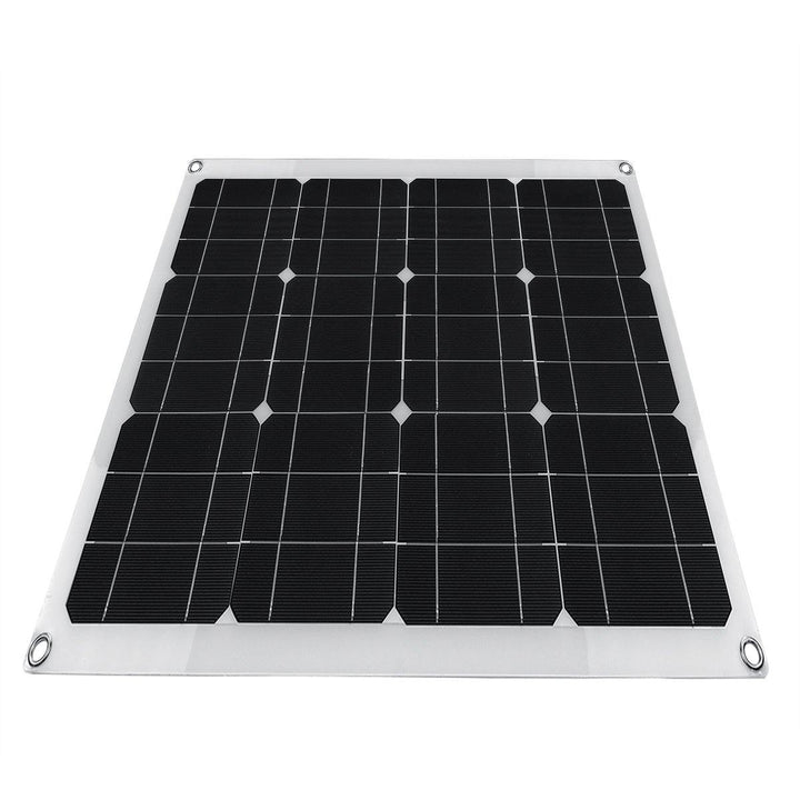 40W 18V/5V Output Mono Solar Panel Dual USB Port Monocrystalline Flexible Solar Charger For Car RV Boat Battery Charger