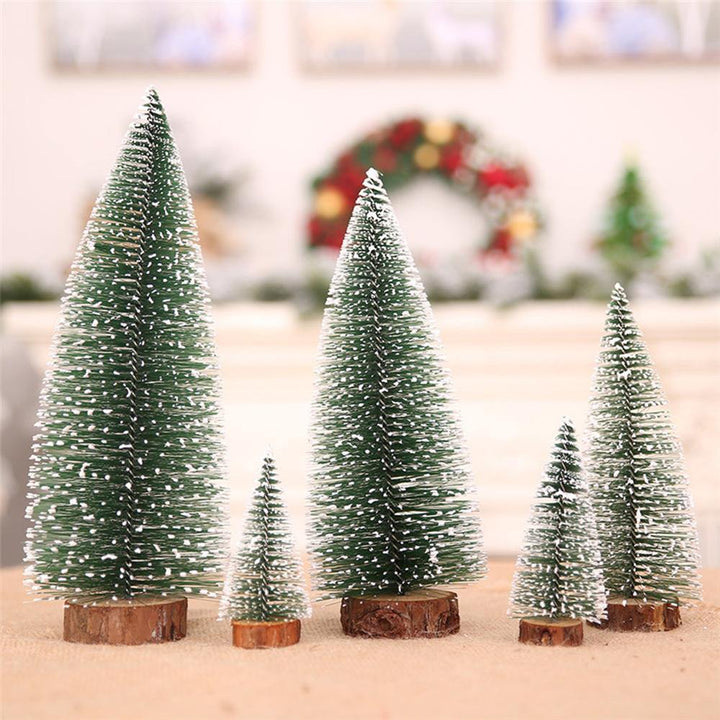 2020 Christmas Ornament Tree New Year's Mini Christmas Tree Small Pine Tree Home Office Desktop Mini Christmas Decor