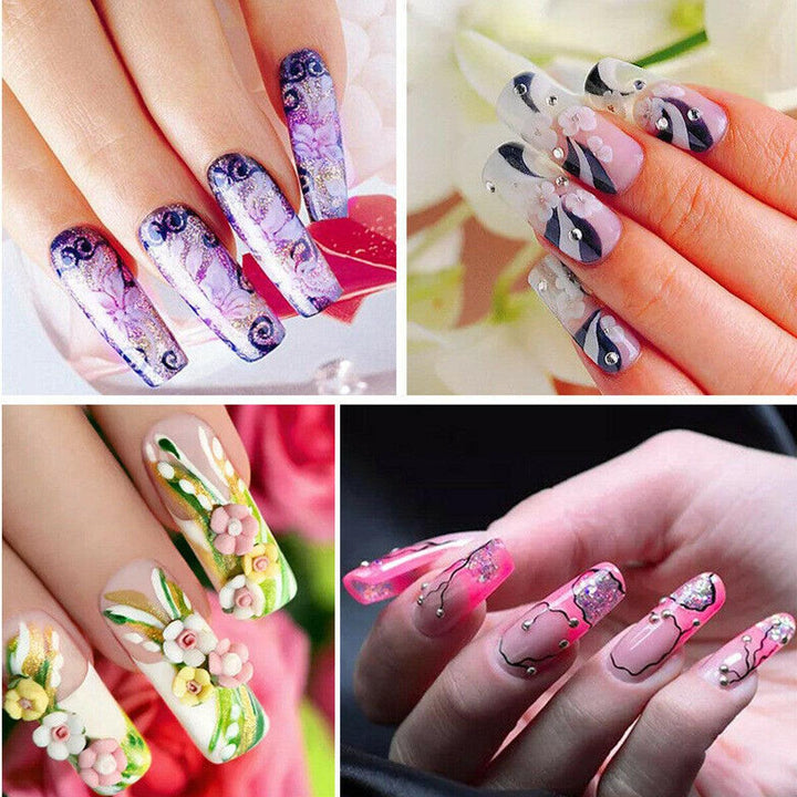 500 Nail Patches Transparent False Nail Nail Polish