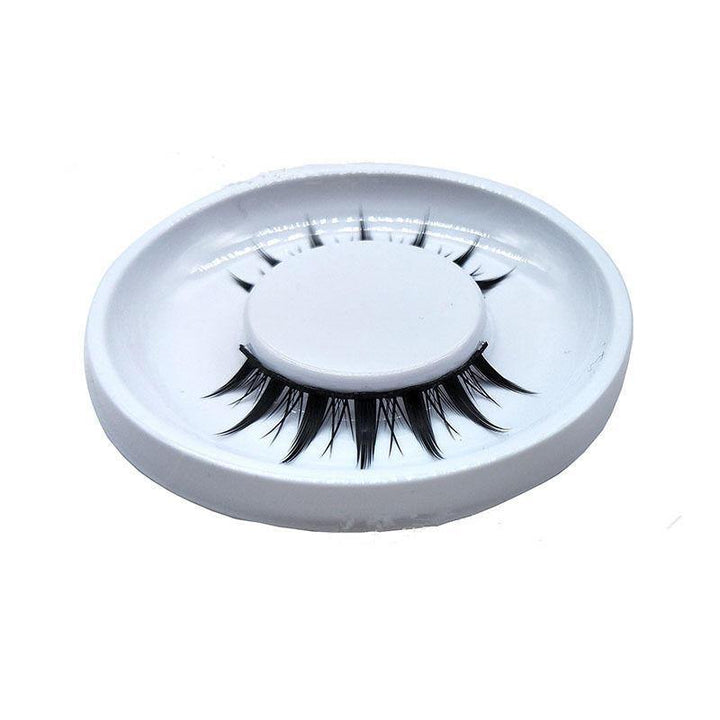 1Pair 3D Black Thick Lenthening Eye Lashes Handmade False Eyelashes Crisscross Makeup Tools