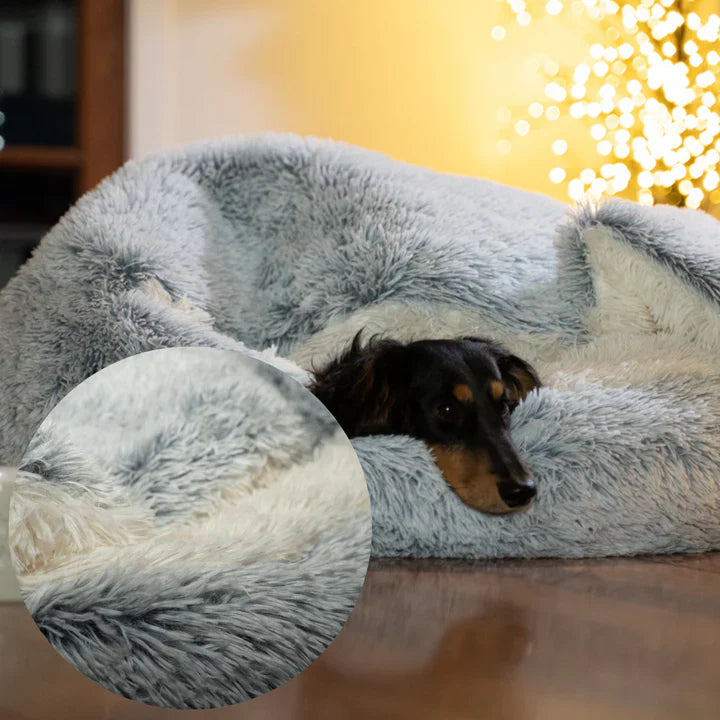 Zylo CozyNook Fluffy Pet Bed