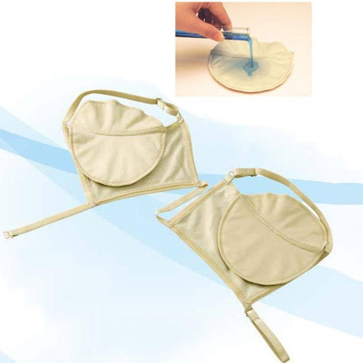 2Pcs Reusable Underarm Sweat Pads Quick-Drying Sweat-Absorbing Mat Washable Armpit Sweat Pad