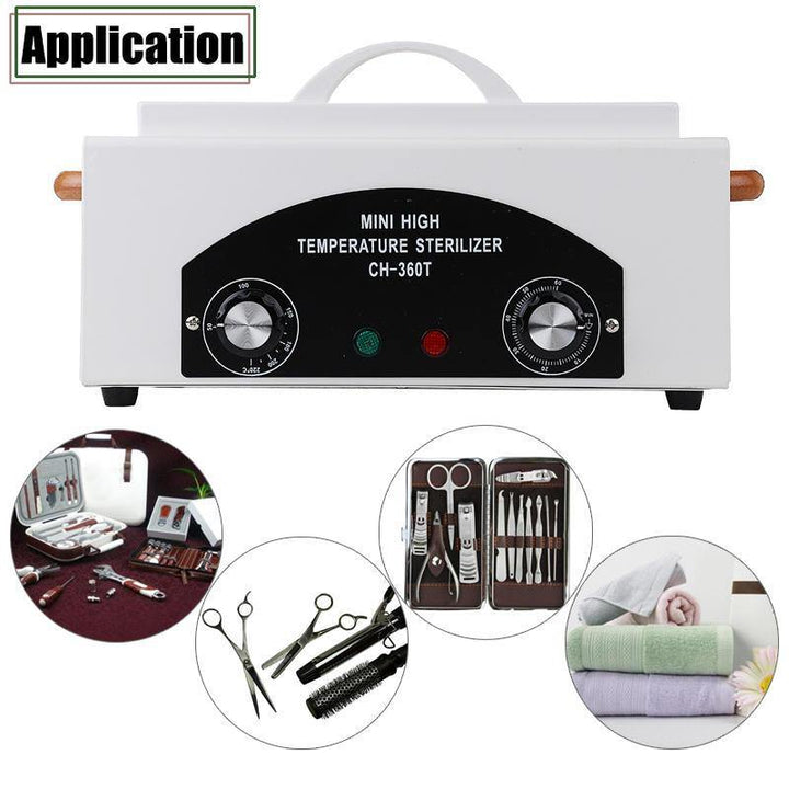 220V 300W Towel High Temperature Sterilization Cabinet UV Nail Tools Medical Dry Heat Sterilizer