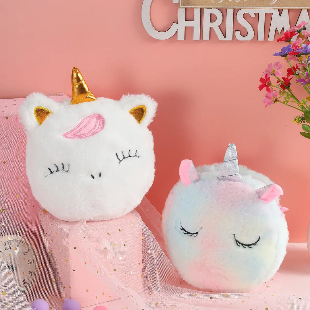 Magical Unicorn Plush Shoulder Bag for Fashionable Kids