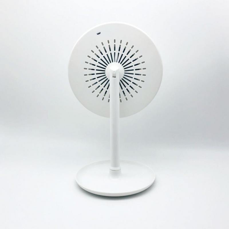 Fan LED Light Makeup Mirror (White)