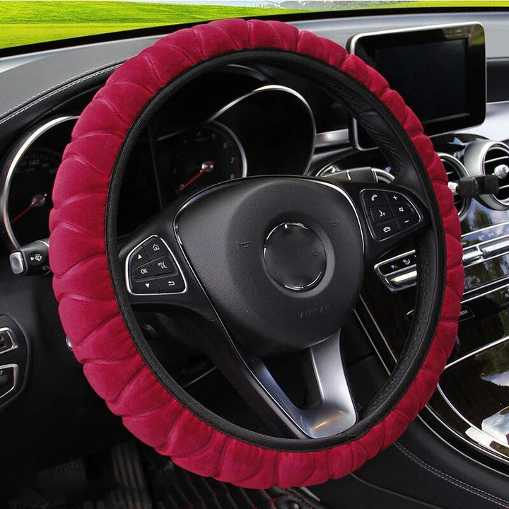 Soft Winter Warm Plush Car Steering Wheel Cover