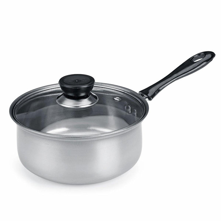 16cm Stainless Steel Steam Pot Thickening Hot Milk Pot Noodles Home Kitchen Cookware for Dinner Maker