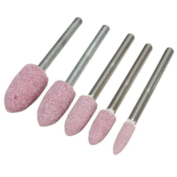 10pcs AbrasivE-mounted Stone Rotary Tool 1/8 Shank For Dremel