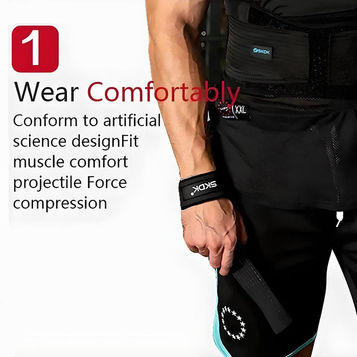 Adjustable Non-slip Weightlifting Wrist Straps for Gym and Fitness