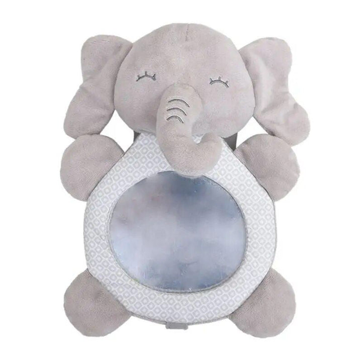 Plush Adjustable Back Seat Baby Safety Mirror with Cartoon Designs