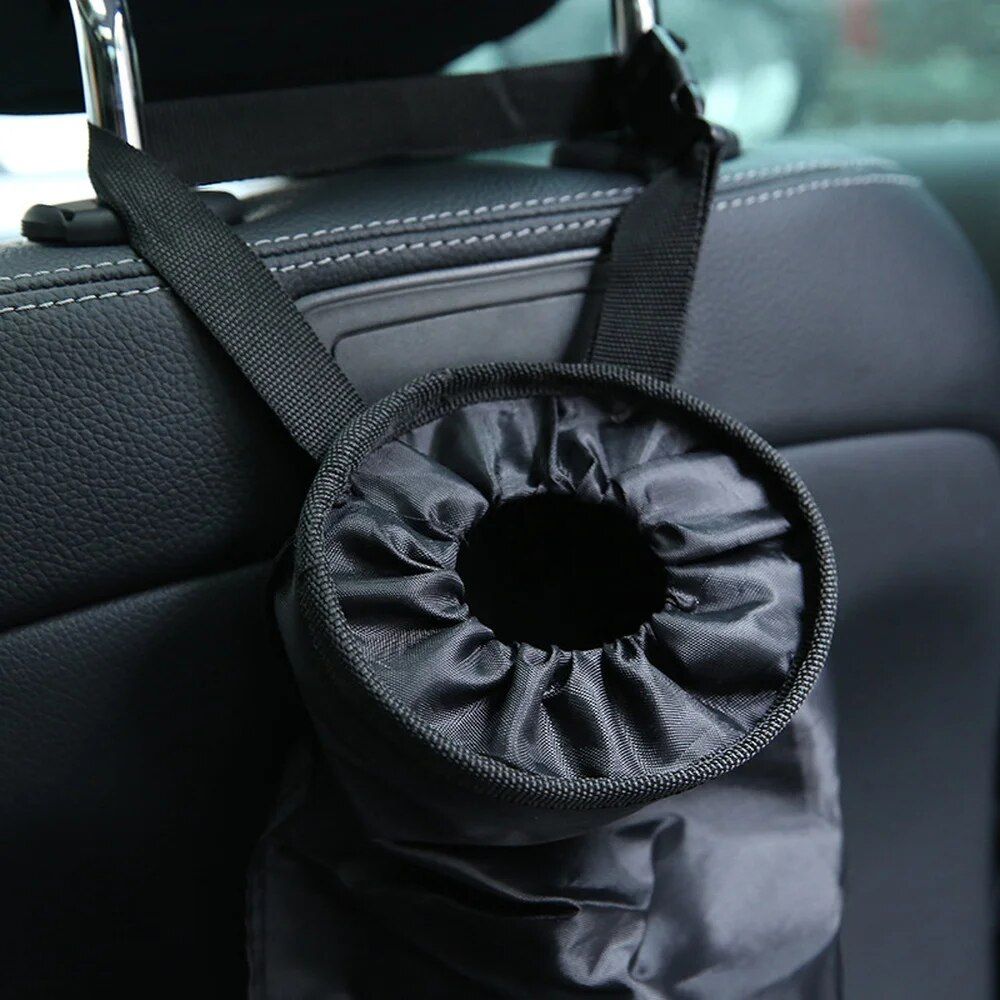 Car Backseat Organizer with Portable Garbage Bag