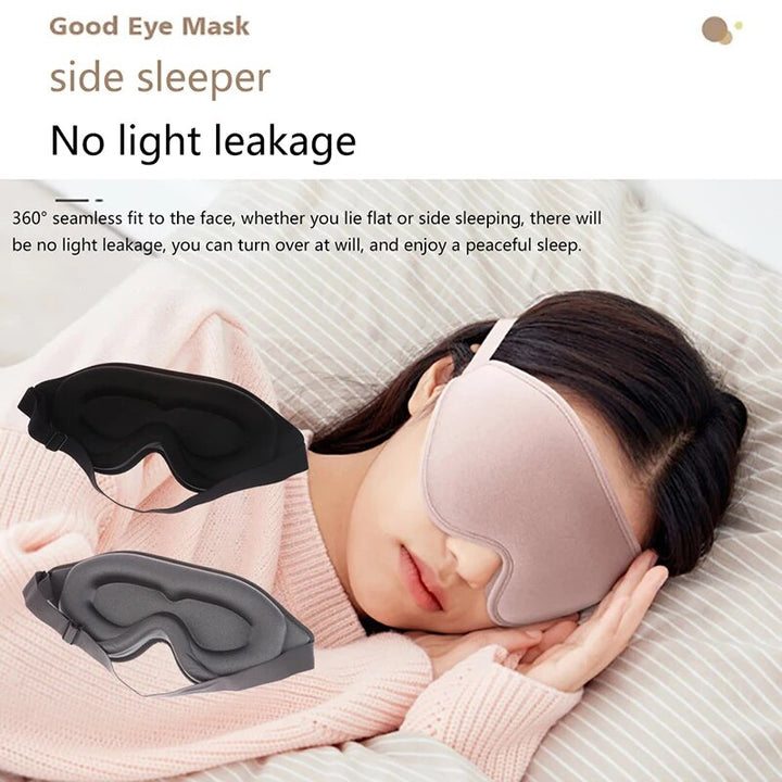 Ultimate 3D Memory Foam Sleep Mask - Block Out Light, Enhance Sleep Quality