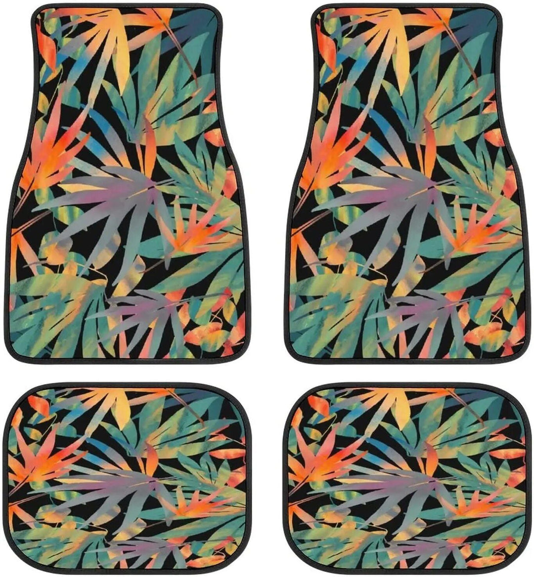 Plant Print Universal Beach Car Mats