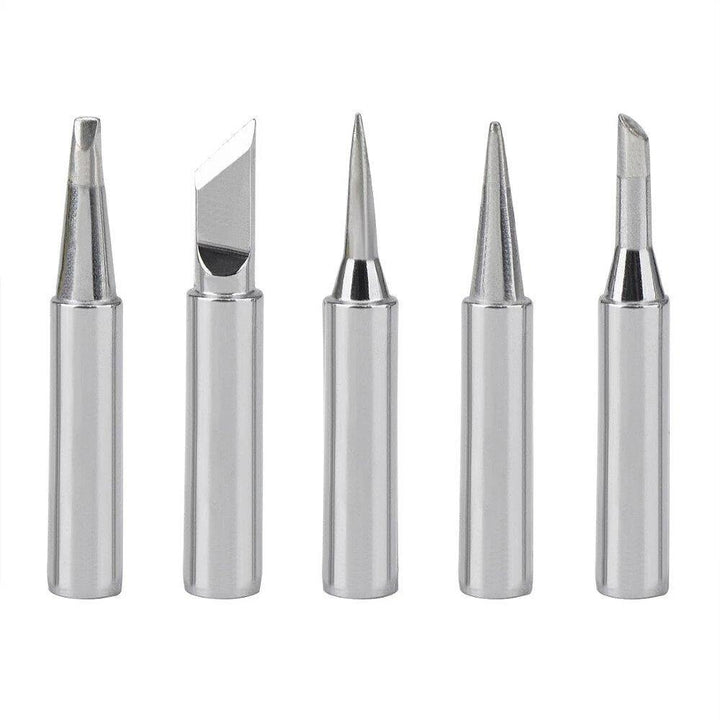 JCD 5Pcs 60W/80W Lead Soldering Iron Tips Replacement for Soldering Repair Station and Soldering Iron Kit