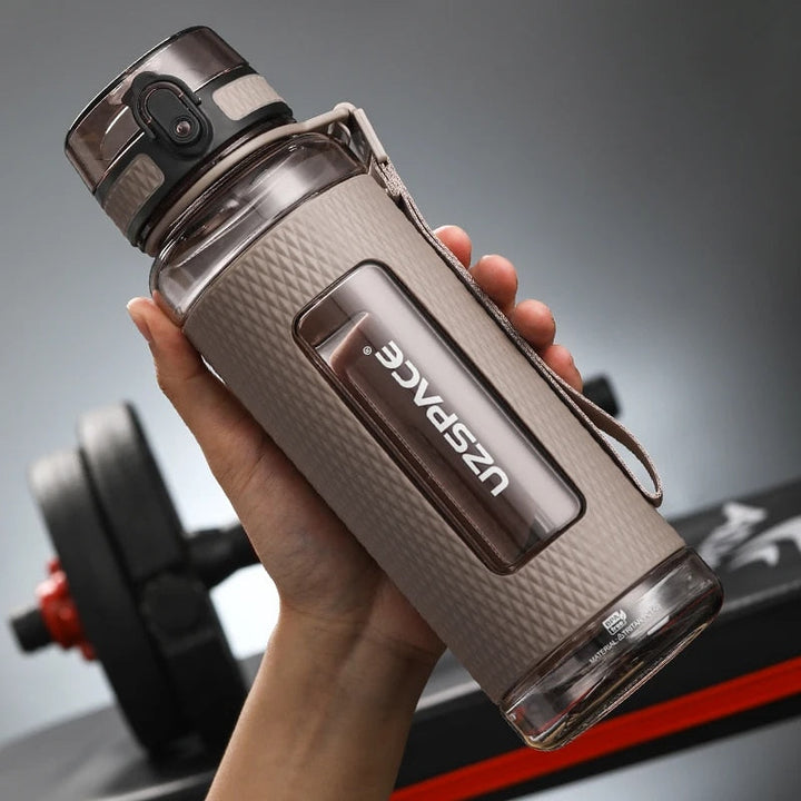 Leak-Proof Portable Sports Water Bottle with Wide Mouth & Tea Infuser