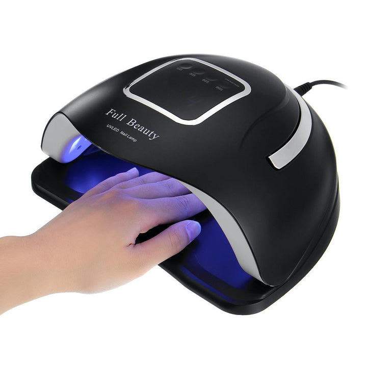 250W LED Nail Dryer UV Lamp Gel Nail Polish Fast Curing Light Timer Sensor Manicure Machine