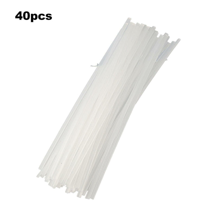 40pcs Plastic Welding Rods for Plastic Welder Gun Hot Air Gun 25cm PP Plastic