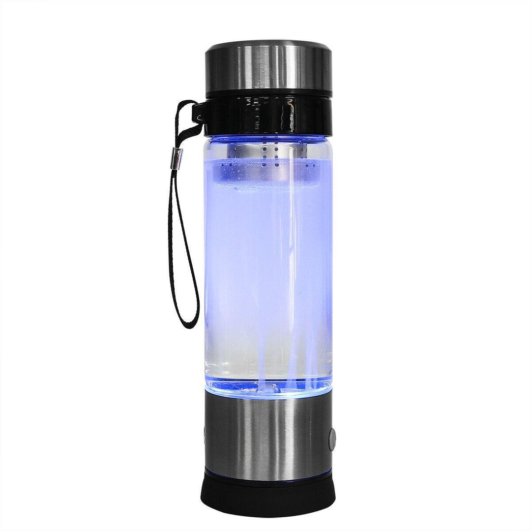 500mL Portable Hydrogen-rich Water Maker Cup Bottle Ionizer Generator Bottle