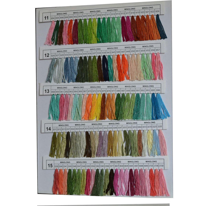 447 Colors  Cross Stitch Thread Pattern Kit Chart Embroidery Floss Sewing Skeins