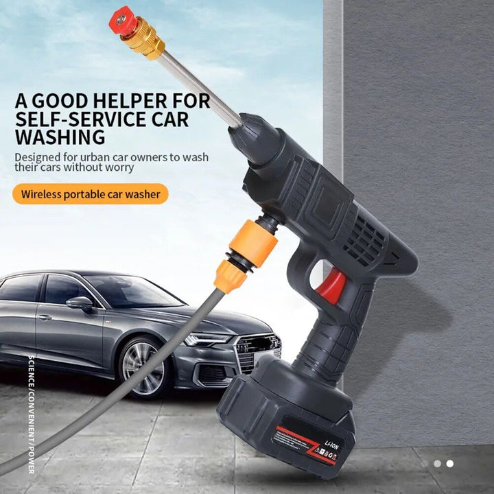 Wireless 6000mAh High-Pressure Car & Garden Washer with Foam Generator