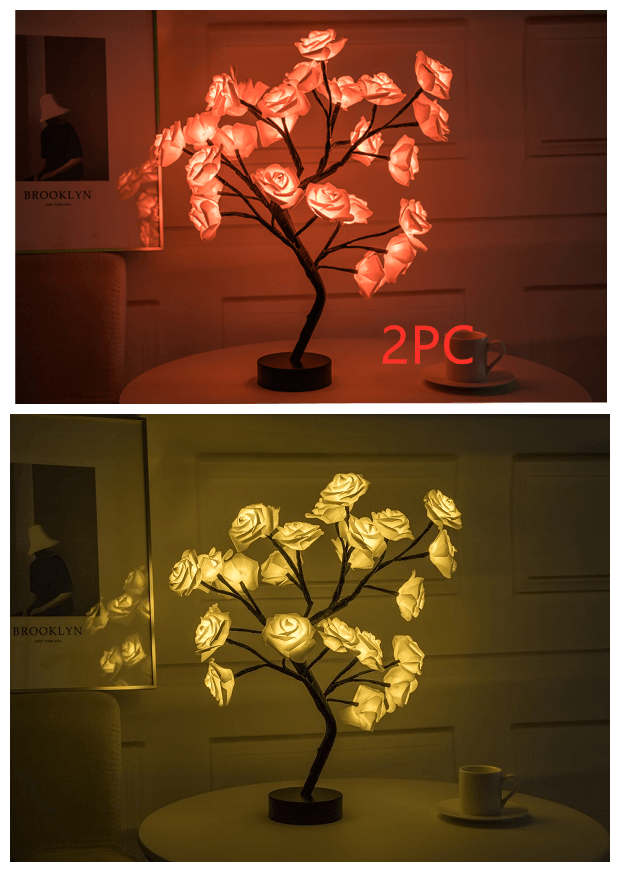 Rose Flower Tree LED Lamp - MRSLM