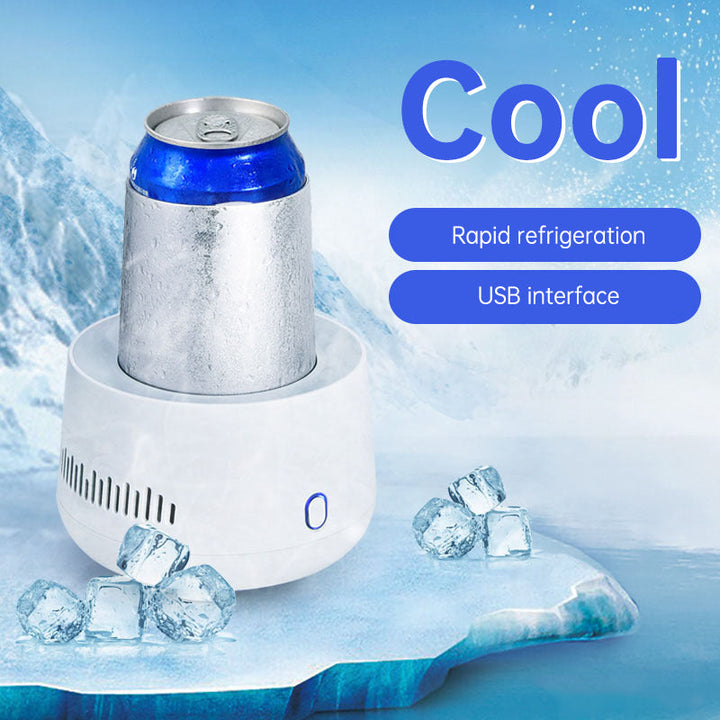 Portable USB Fast Cooling Cup for Instant Beverage Refrigeration