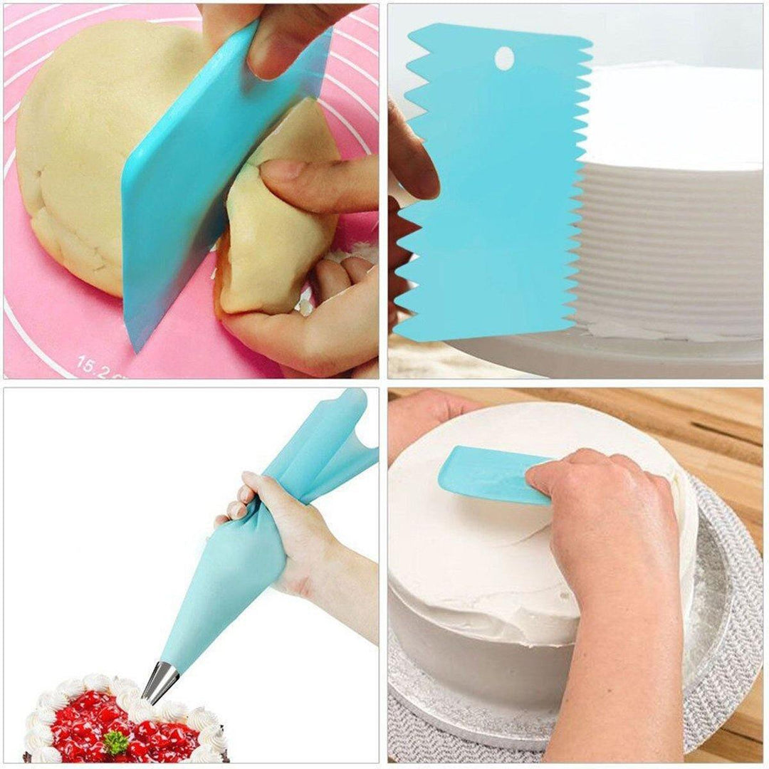 106PCS Cake Baking Tools Decorating Kit Set Piping Tips Pastry Icing Bag Nozzles