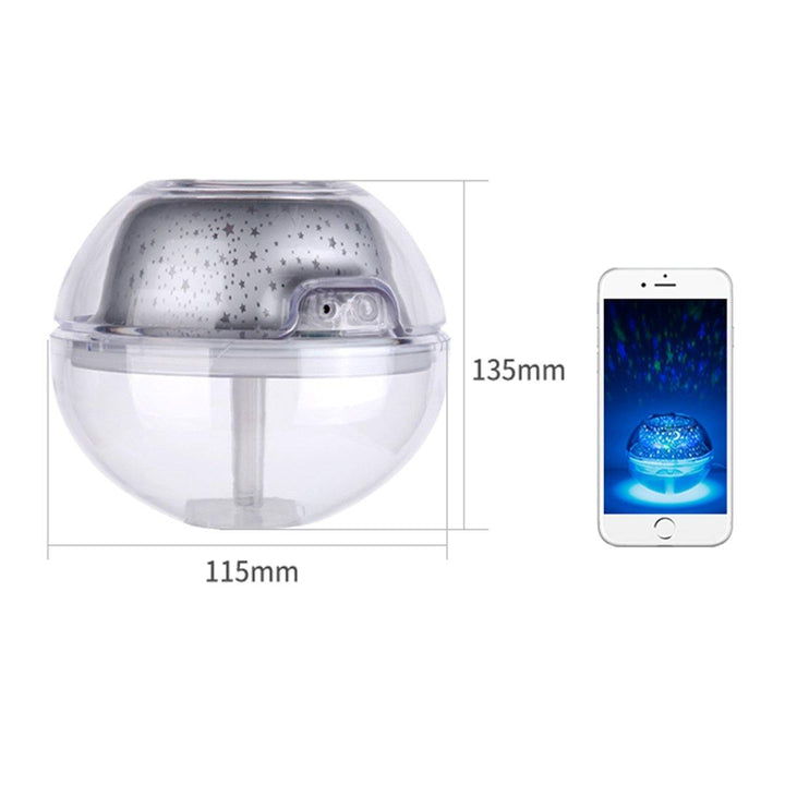 500ml LED Ultrasonic Essential Oil Humidifier