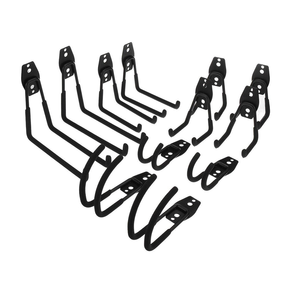 12Pcs Garage Storage Hooks & Hangers Heavy Duty Wall Mount Garage Organizer