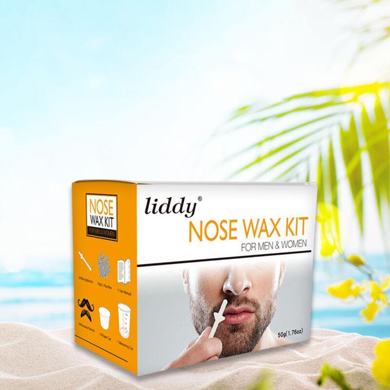 Men Women Portable Nose Wax Set Painless Bean Pellet Waxing Nose Hair Removal Cleaning Wax Kit