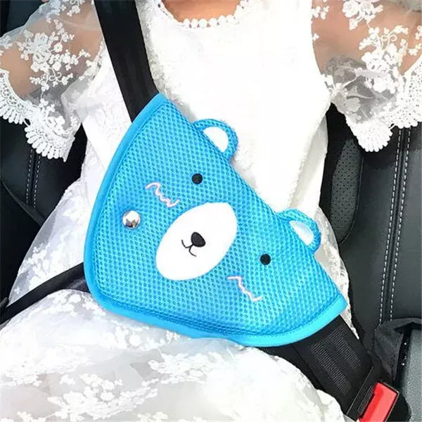 Kid-Friendly Car Seat Belt Adjuster with Cute Cartoon Design