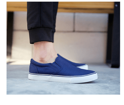 Canvas shoes, one foot, lazy casual shoes - MRSLM