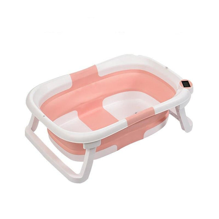 Multi-Purpose Silicone Folding Bathtub with Real-Time Temperature Display