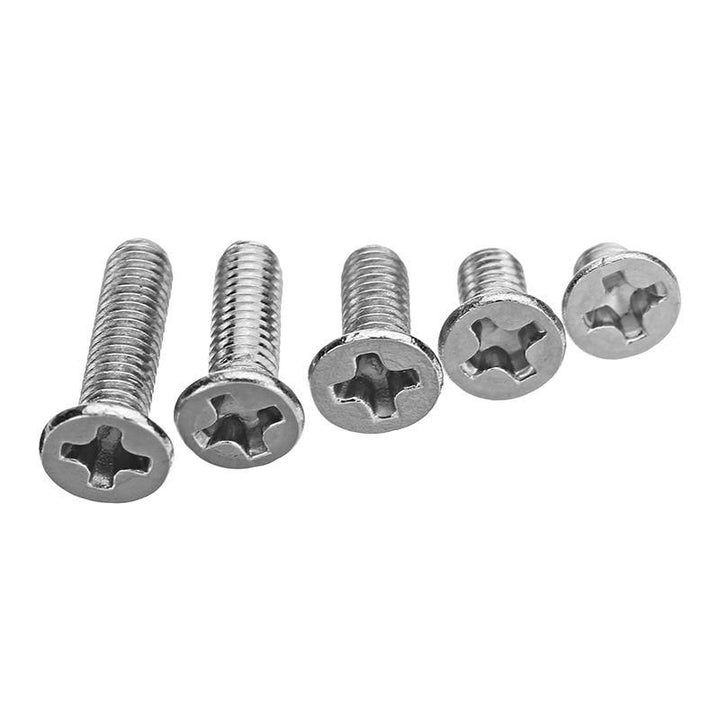 Suleve™ M3SP1 50Pcs M3 Stainless Steel Phillips Flat Head Countersunk Machine Screw 4-12mm Length