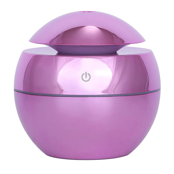 130ML LED Light Ultrasonic Humidifier Aroma Essential Steam Diffuser Air Purifier Home Office USB Charging