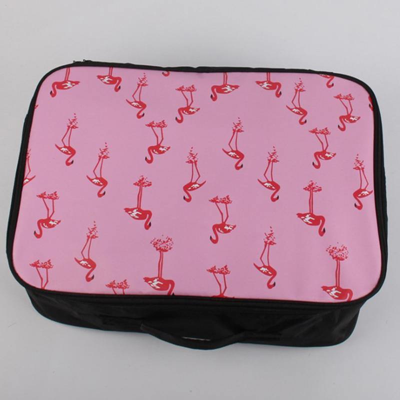 38cm Cute Cartoon Portable Travel Storage Bag Boarding Bag Luggage Clothing Trolley Case Wash Bag