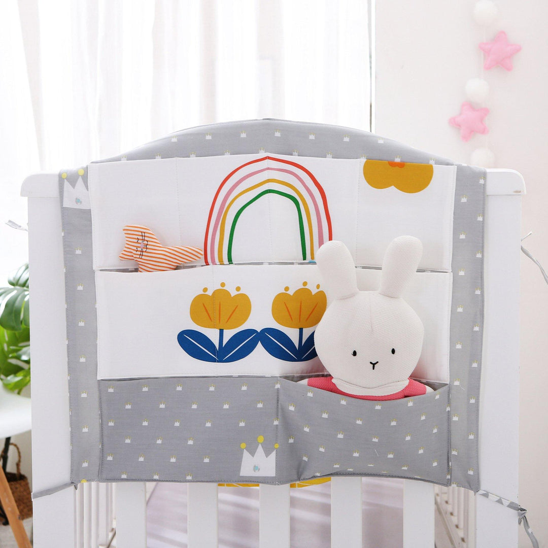 Baby Crib Bedside Hanging Multifunction Storage Bag - MRSLM