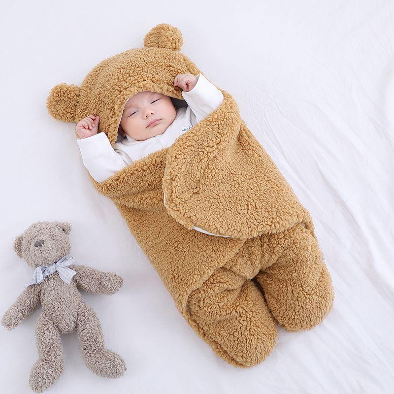 Baby Sleeping Bag Envelope for Newborn Baby Winter Swaddle Blanket - MRSLM