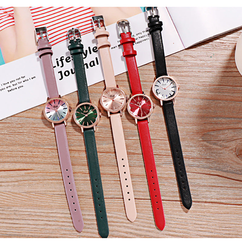 Gradient Belt Waterproof Ladies Watch