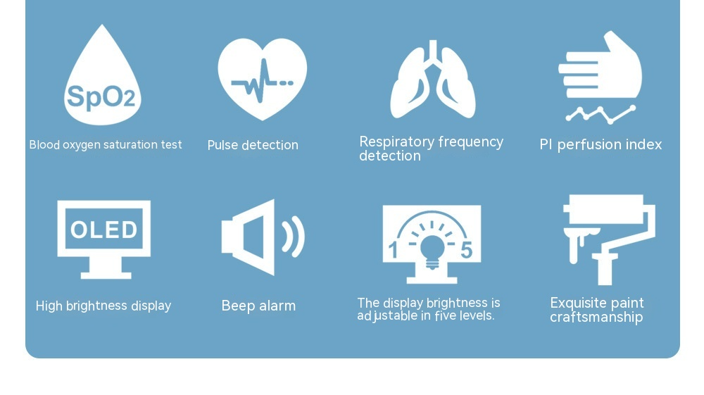 Essential Pulse Oximeter - Portable Oxygen Saturation and Pulse Rate Monitor