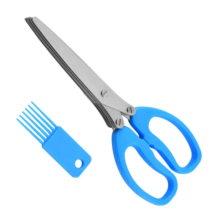 Multi-Layer Stainless Steel Herb Scissors