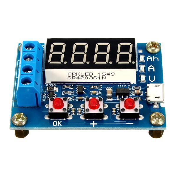 1.2v - 12v Battery Capacity Meter Tester For 18650 li-ion/lead-acid Battery