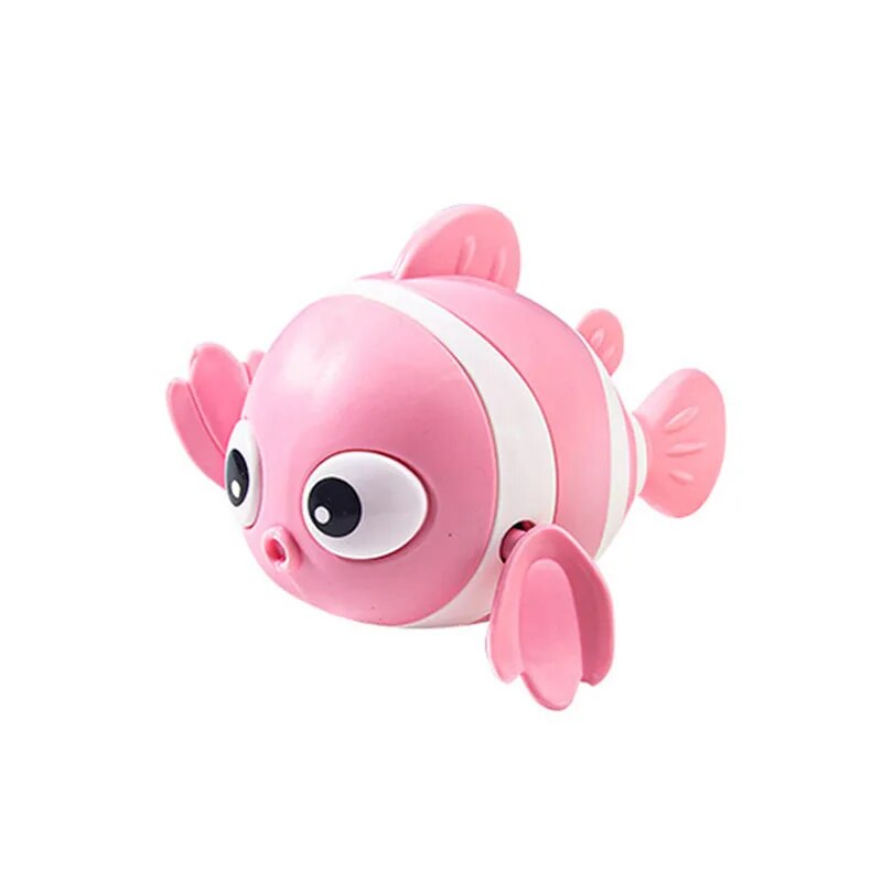 Cartoon Fish Wind-Up Bath Toy for Toddlers