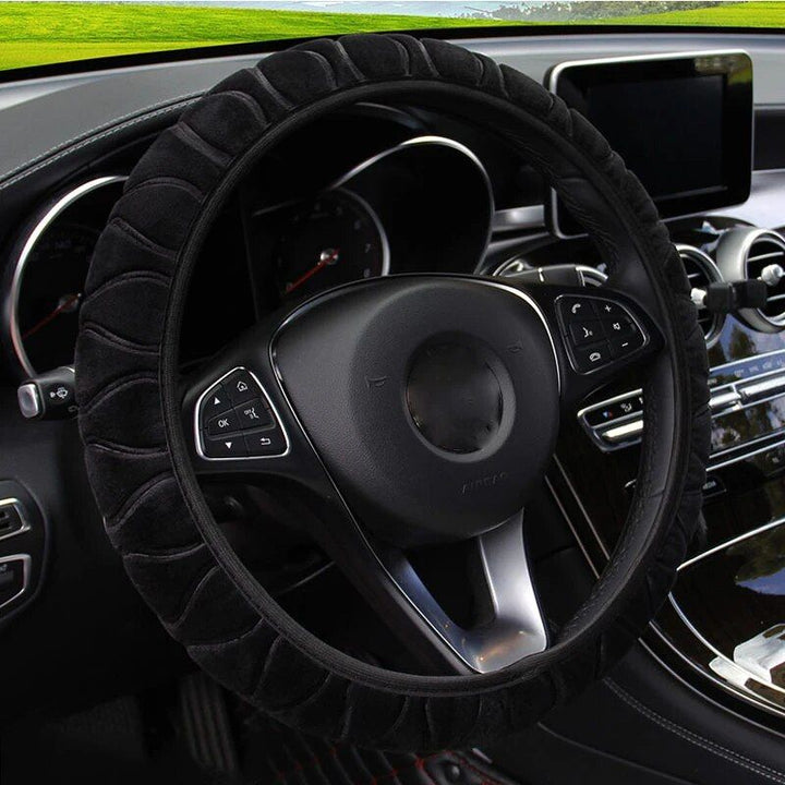 Soft Winter Warm Plush Car Steering Wheel Cover