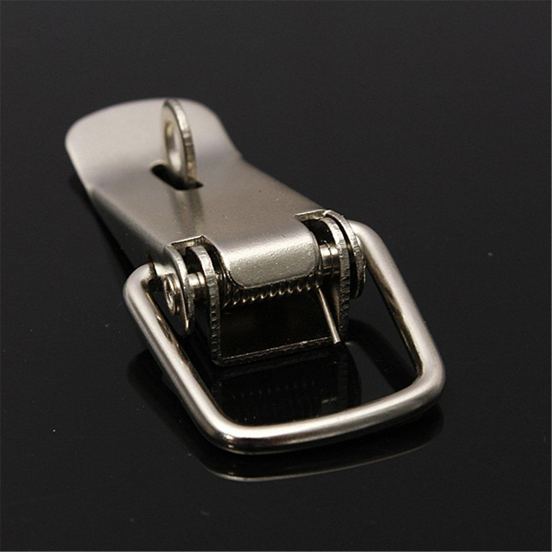 4PCS Case Box Chest Spring Stainless Tone Lock Toggle Latch Catch Clasp