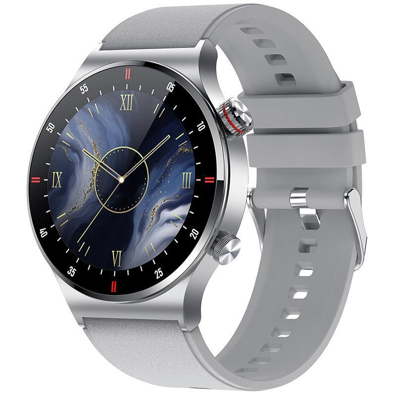 Bluetooth Calling QW33 Smart Watch ECG PPG Business Stainless Steel Strap Waterproof Men's Watch