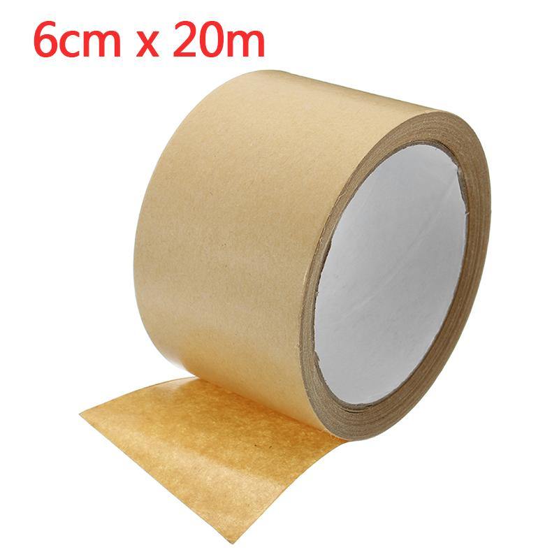 Kraft Paper Tape Strong Self Adhesive Packaging Shipping Seal Ring Tape 2 Sizes - MRSLM