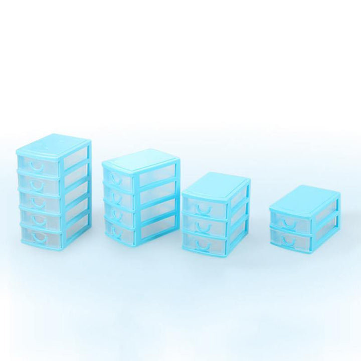 4 Styles Multi-layer Plastic Storage Box Desktop Organizer Drawer Storage Box Detachable Jewelry Makeup Cabinets Case Nail Storage Case