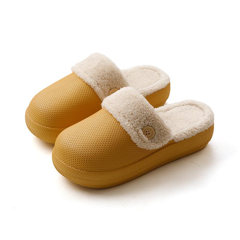 Home Household Couple Non-slip Cotton Slippers