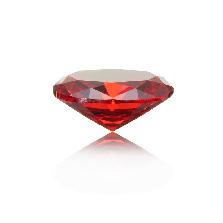 13x18mm Exquisite Oval Red AAAA+ Unheated Cut Loose Gem Zircon Decorations (1#)